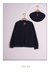 871 Bluza 140 ciemny granat