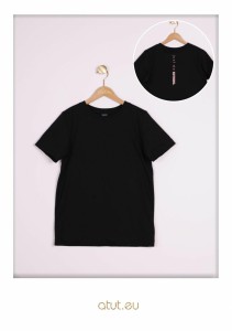 547 T-shirt chłopięcy 164 czarny