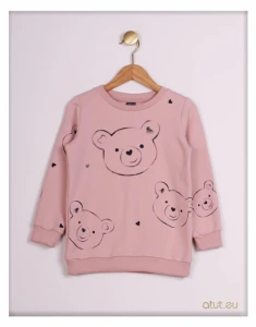 1021 Bluza 116 brudny róż