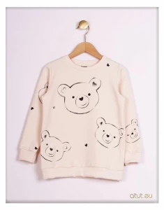 1021 Bluza 122 ciemny ecru