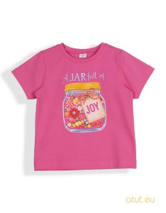 00139 T-shirt 116 róż