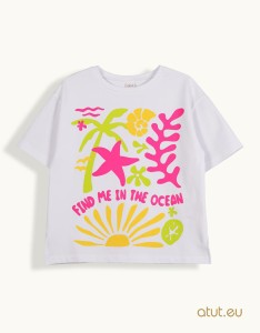 1384 T-shirt 146 biały