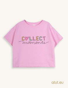 1231 T-shirt 128 jasny róż