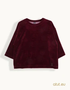 1684 Bluza M ciemne bordo
