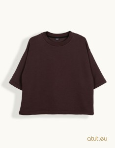 1501 Bluza S ciemny brąz