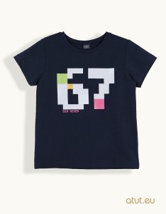 00157 T-shirt 128 granat