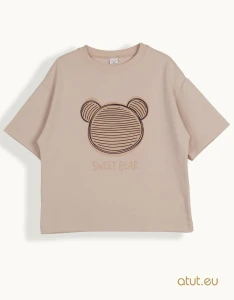 00169 T-shirt 122 jasny beż