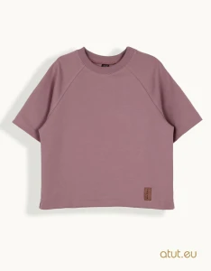 1473 T-shirt 152 ciemny brudny róż