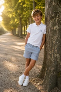128-146 Set(t-shirt polo+ shorts)