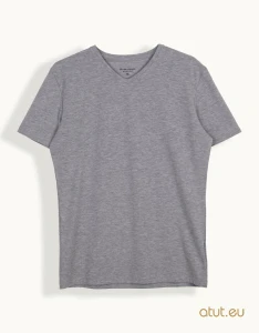 445 T-shirt L szary