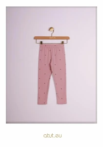 0609 Legginsy 104 jasny brudny róż