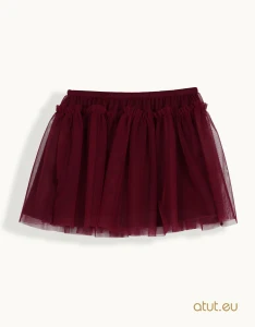 0631 Spódnica 116/122 ciemne bordo