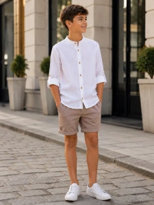 146 Mouslin shirt long sleeve