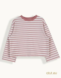 1540 Bluza 140 paski róż
