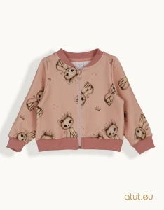 00008 Bluza 98 brudny róż