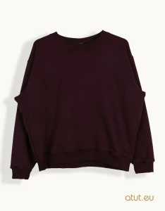 1566 Bluza sportowa L ciemny fiolet