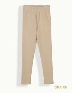 00373 Legginsy 104 jasny beż