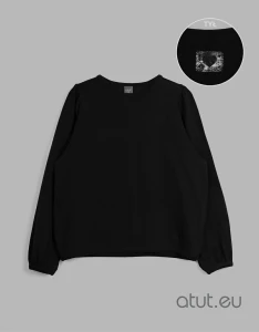1002 Sweter 152 czarny