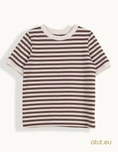 00328 T-shirt 140 brąz