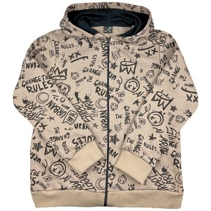 152-164 Hooded sweatshirt with zipper