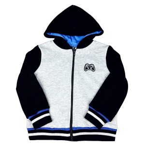 128-146  Hooded sweatshirt with zipper