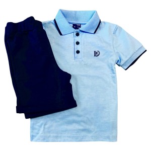 122 Set short sleeve (t-shirt Polo + shorts)
