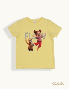 00020 T-shirt 122 żółty
