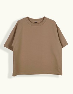 00023 T-Shirt S/M ciemny beż