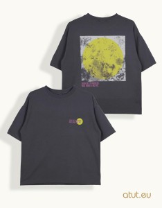 00011 T-shirt 164 ciemny szary