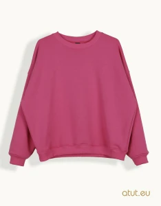 1702 Bluza S/M ciemny róż