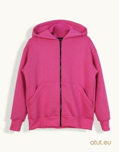 1445 Bluza 134 ciemny róż