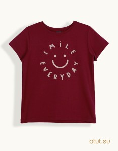 1584 Bluzka 152 ciemne bordo