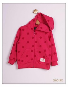 0919 Bluza 122 ciemny róż
