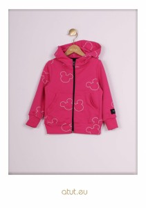0661 Bluza 122 ciemny róż