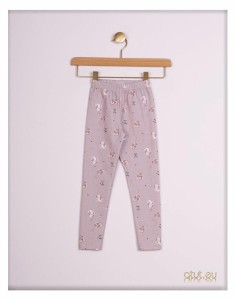 0637 Legginsy 122 jasny szary