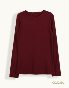 1602 Bluzka L ciemne bordo