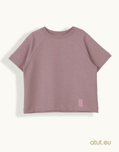 1519 Bluza 116 ciemny brudny róż