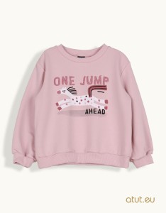 1450 Bluza 116 brudny róż
