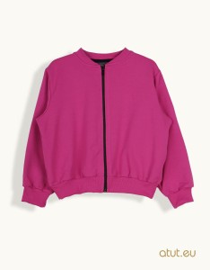 1435 Bluza 134 ciemny róż