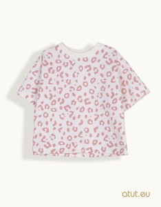 00079 T-shirt 122 brudny róż
