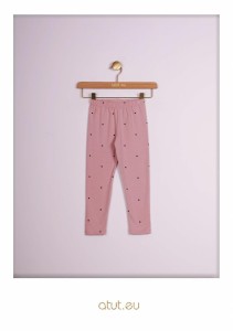0609 Legginsy 98 jasny brudny róż