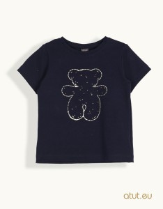 00123 T-shirt 122 ciemny granat