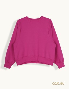 1434 Bluza 128 ciemny róż