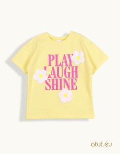 1378 T-shirt 104 żółty
