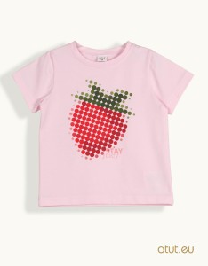 00131 T-shirt 116 jasny róż